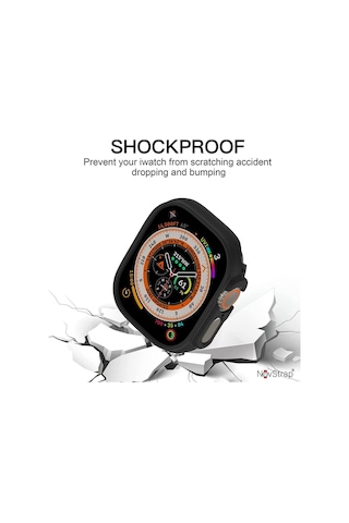 Apple Watch Ultra 49mm Uyumlu Kılıf Apple Watch Ultra Kasa Koruyucu Sert Pc