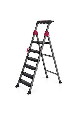 5+1 Basamaklı Metal Merdiven 150kg.taşıma 5047