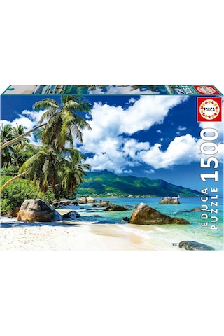 Educa 1500 Parça Seyşeller Deniz Vce Doğa Manzarası Puzzle - 19564 - Seychelles
