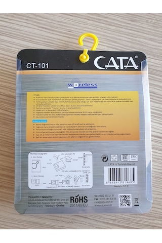 Cata Ct-101 Kablosuz Kapı Zili Yeşil