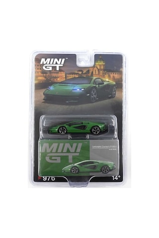 Mini Gt 976 1/64 Lamborghini Countach Lpı 800-4 Verde Medio - Blister Paket