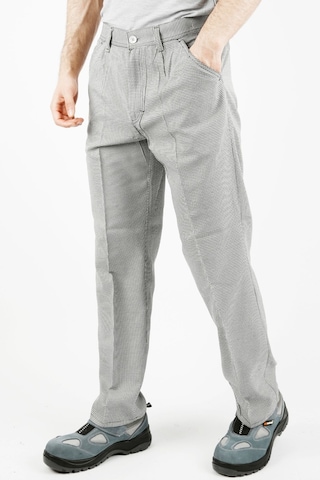 Uniprom Erkek Doktor Hemşire Aşçı Hizmetli Pantolon Alpaka Kumaş Kareli Siyah - Beyaz