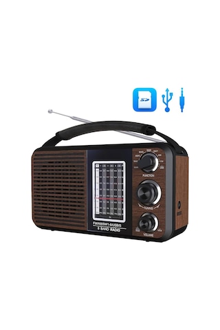 Magicvoice Usr11 Portatif Analog Radyo Fm-usb-sd/mmc-aux 88-108 Fm Frekans Aralığı