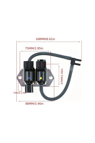 Boatshop1 Mitsubishi Montero Pajero L200 L300 V43 V44 V45 K74t V73 V75 İçin Mb937731 Vakum Anahtarı Solenoid Vana Mb620532 K5t47776 Uyumlu