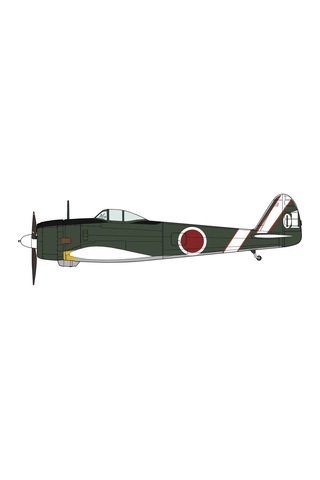 Hasegawa 7553 1/48 Ölçek, Nakajima Ki43-ıı Late Version Hayabasa Oscar 25th Flight Regiment No.01 Plastik Model Kiti