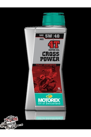 Motorex Cross PoWer 4t Sae 5W40 Jaso Ma2 Yağ 1 L