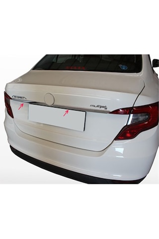 Fiat Egea Sedan Plakalık Üst Krom Bagaj Alt Çıtası
