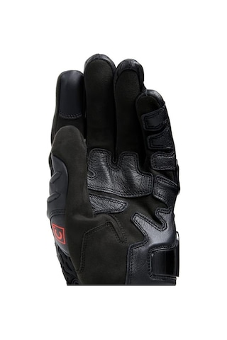 Dainese Carbon 4 Black Kısa Deri Eldiven Siyah