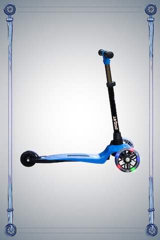 Scooter Yeni Leddy 3tekerli Led Işıklı 2 Yaş 50kğ Taşıma Kapasiteli 3kademe Direksiyon Mavi