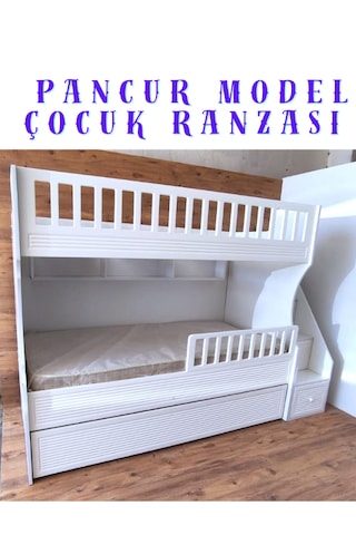 Pancur Model Çocuk Ranzası