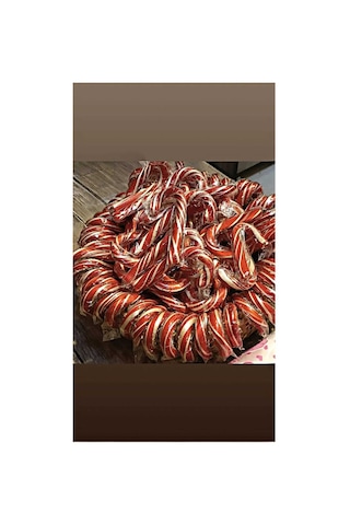 Baston Şekeri Kırmızı-beyaz Şeritli 30 Adet Yılbaşı, Hediyelik, Kermes, 35 Gram