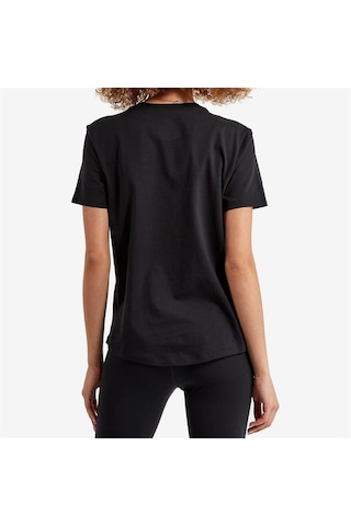 Nike W Sportswear Tee Essential Icon Futura Kadın Günlük Tişört Dx7906 010 Siyah