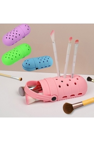 Tongxida Bosphorusboutique Taşınabilir Sones Silikon Saklama Kutusu - Mavi Makyaj Kalemi İşlevli, Diğer