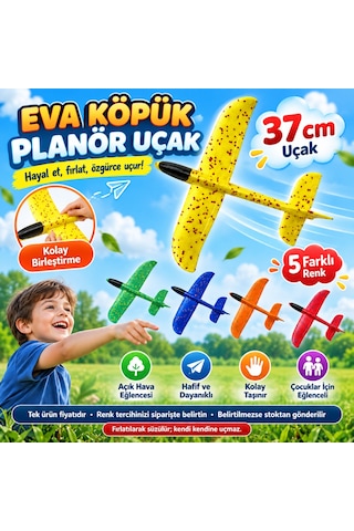 Storeşahin Eva Siyah Başlıklı Uçak 37 Cm Shn0720