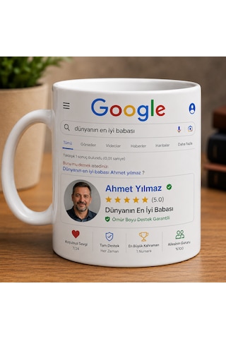 Dünyanın En İyi Babası Google Temalı Kupa Bardak Kişiye Özel Fotoğraflı Beyaz Seramik Kupa 330 Ml Açık Beyaz Dünyanın En İyi Babası Google Temalı Kupa Bardak Kişiye Özel Fotoğraflı Beyaz Seramik Kupa 330 Ml Açık Beyaz