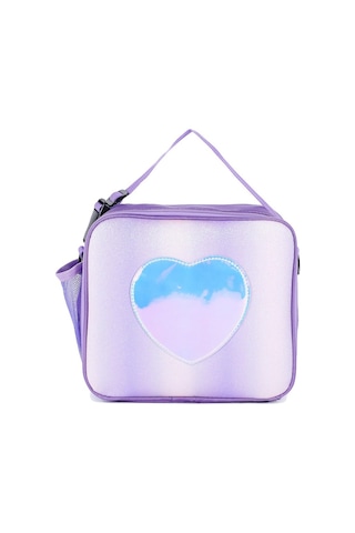 Dinosaurs Yalıtımlı Öğle Yemeği Çantası Organizatör Piknik Depolama Tote Çanta Açık Mor Açık Mor Altın