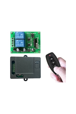 Gözeler 433mhz 2 Kanal Alıcı + 1 Kumanda