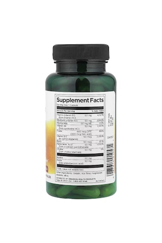 Swanson Balance B-50 Vitamin B Complex Energy And Metabolism 100 Caps