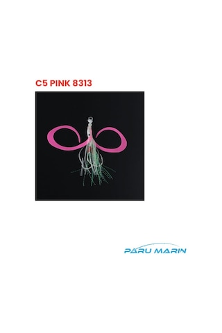 Seabor Squid Hook Skirt Hazır Asist Takım Pink 2/0 - 2 Adet