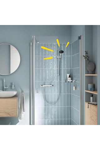 Grohe Vitalio Start 110 El Duşu, 3 Akışlı Masaj, Yağmur & Jet , Smartswitch, 110mm Yuvarlak Duş Başlığı, Diğer