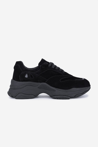 Valmenti Kadın Hakiki Deri Siyah Sneakers & Spor Ayakkabı 154 3396 Bn Ayk Sk25-26 Syh Suet/rgn Siyah