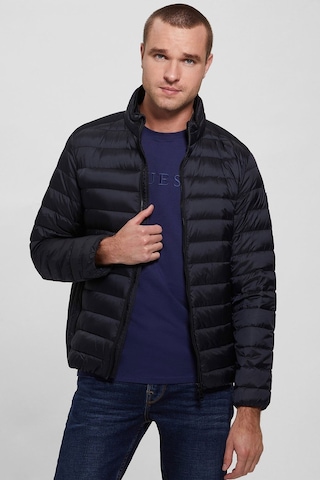 Guess Erkek Şişme Mont Lacivert