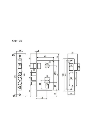 Nora-m Gömülü Kilit 120 Nora-m İç Ve Dış Kapılar İçin 143609741 Zirveli