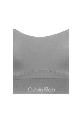 Calvin Klein Kadın Marka Logolu Elastik Bantlı Günlük Kullanıma Uygun Gri Spor Sütyeni Lvgws5k137 P7a