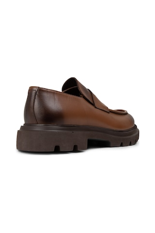 Deery Erkek Hakiki Deri Taba Renk Loafer Ayakkabı - 01980mtbae03 Taba