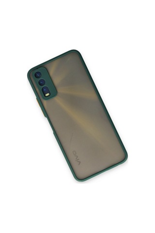 Cosmotex Newface Vivo Y11s Kılıf Montreal Silikon Kapak - Yeşil