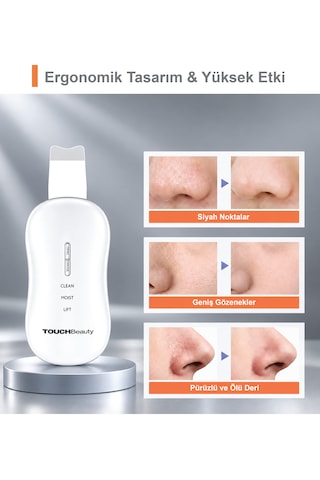 Touchbeauty Tb1887a Ultrasonik Siyah Nokta Temizleme Ve Yüz Bakım Cihazı