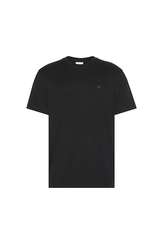 Calvin Klein Erkek Logo Nakışlı Supima Pamuk T-shirt - Siyah Black