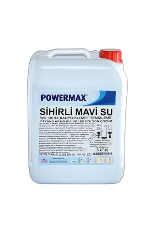 Powermax Sihirli Mavi Su 5 Lt Sihirli Powermax Sihirli Mavi Su 5 Lt Sihirli
