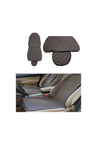 Mercedes W211 İçin Uyumlu 2'li Koltuk Minderi Ergo Siyah-beyaz