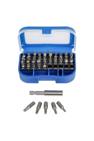 Workpro Wp200513 31 Parça Cr-v Vidalama Bits Uç Seti Fr Wp200513