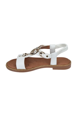 Castle Black Comfort Kadın Sandalet Cb-35307 Beyaz