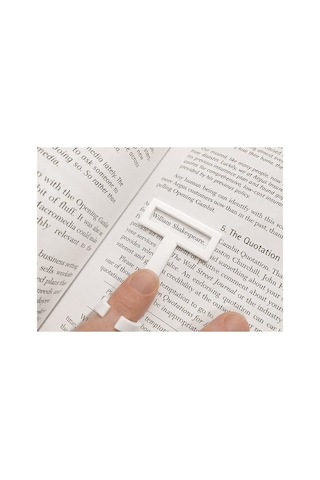 Parmak Takmalı Okuma Rehberi Satır Takip Aparatı Kitap Okuma Yardımcısı 6 Adet