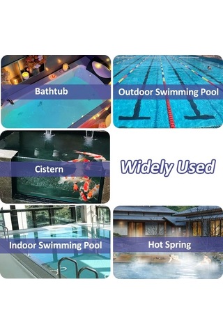 Besthome1 Kablosuz Yüzen Havuz Termometresi - Solarlı, Dijital, Uzaktan Ölç, -40 İla +60 C