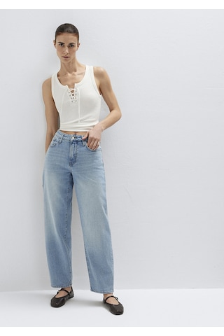 Mavi - Leila Premium Blue Gölgeli Açık Mavi Jean Pantolon 1010600-a1573
