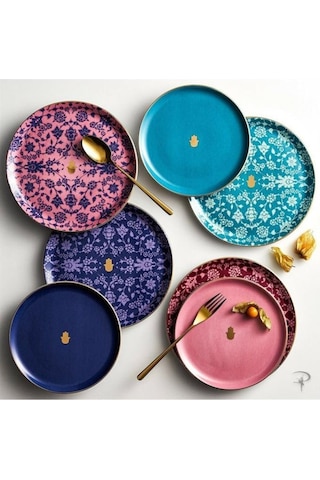 Porland Glamorous 4'lü Düz Tabak Seti 24 Cm N11.20244