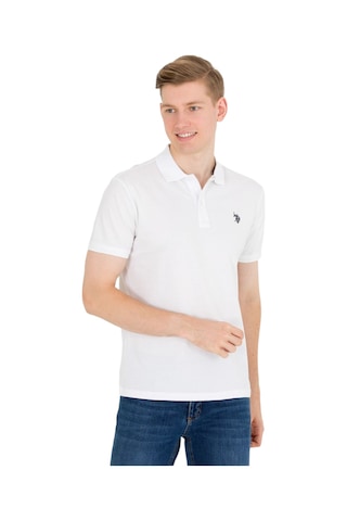 U.S. Polo Assn. Erkek Polo Yaka T-shirt Beyaz