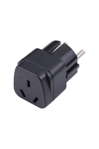 Taşınabilir Üç Delikli Au - Ab Fiş Soketi Güç Adaptörü