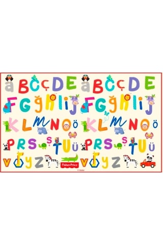 Fisher Price Eğitici Alfabe Halı 100 x 160  CM
