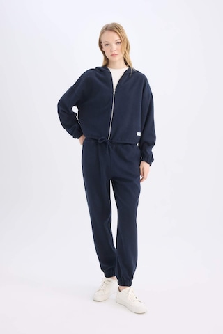 Defacto Coool Beli Paçası Lastikli Basic Düz Jogger Eşofman Altı E1478AX24WNNV241 Lacivert