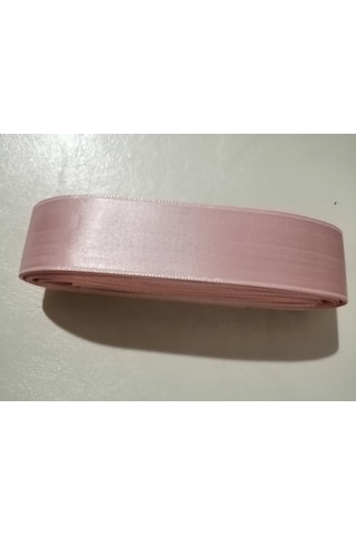 Abarta Saten Kurdele %100 Polyester-30mm 3cm -pudra -5.77metre 3 CM