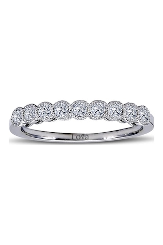 Lova 0,37 Karat Pırlanta Yarımtur Yüzük - 1060098