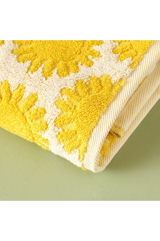 Bella Maison %100 Pamuk Sunny Yüz Havlusu Sarı 50 x 70 CM Sarı