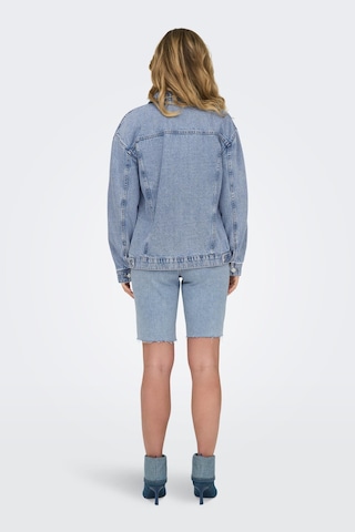 Only 15290378 Onlocean L/s Oversıze Jkt Dnm Noos Kadın Ceket Light Blue Denim