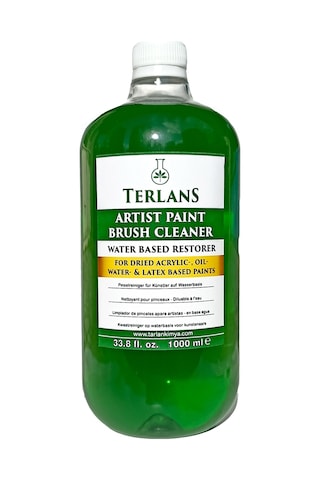 Terlans Sanatsal Boya ve Fırça Temizleyici 1000 Ml Brush Cleaner