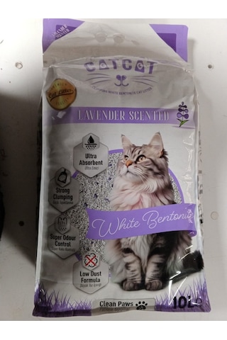 Catcat Lavanta Kokulu Kedi Kumu 10 Lt
